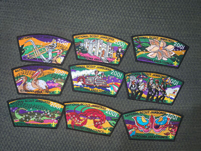 Mint 2001 National Jamboree JSP 9 Piece Istrouma Area Cncl Louisiana  King Cake