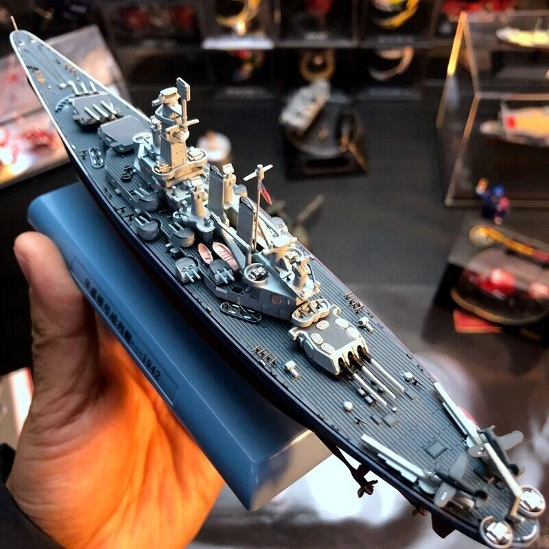 1:1000 US WWII USS Washington Battleship Alloy Ship Model Collection Display - Image 4 of 4