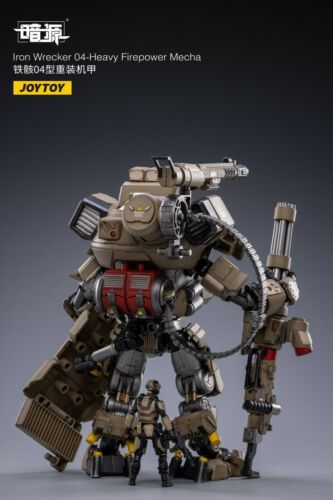 JOYTOY JT1965 Iron Wrecker 04 Heavy Firepower Mecha 9" Robot & Pilot 1/25 Figure - Picture 7 of 9