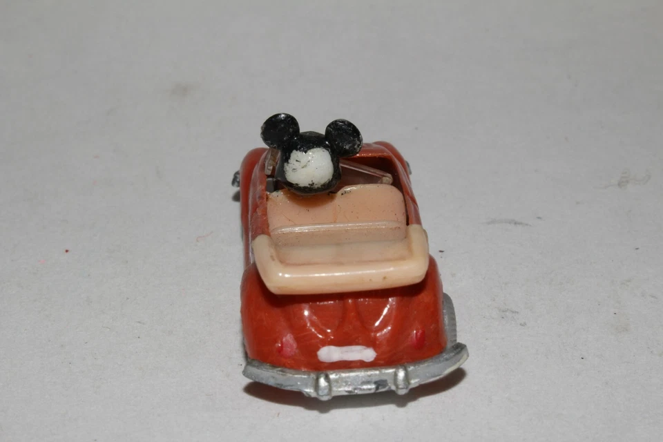 Años 60 MARX ELM DISNEYKINS DISNEY MICKEY MOUSE CONDUCCIÓN VOLKSWAGEN VW ESCARABAJO Foto 2 de 4