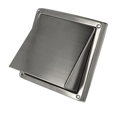 Edelstahl Ablufthaube Mauerkasten Lüftungsgitter Wetterschutzhaube Abluftgitter