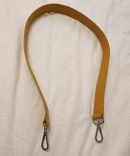 Yellow Leather Clip Long Women's Bag/purse Strap