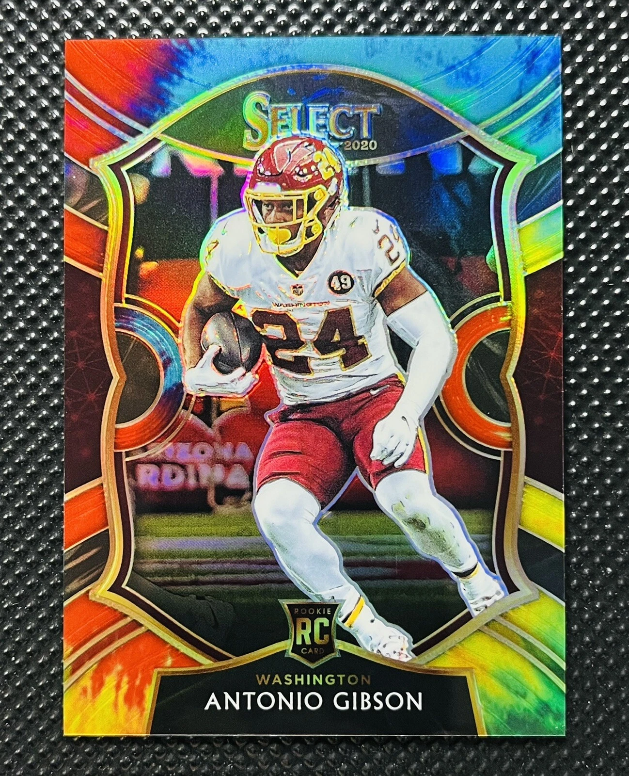 2020 PANINI SELECT ANTONIO GIBSON Concourse Rookie Tie Dye Prizm /25 RC #72