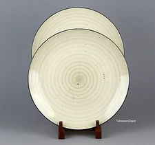 Vancasso BONBON BEIGE, Set of 2 Dinner Plates, SUPERB Condition!