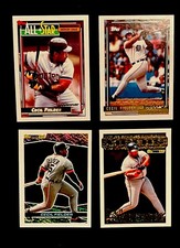 Cecil Fielder 1992  Topps 397, winner 425, 1993 black gold 30, 1994 #5