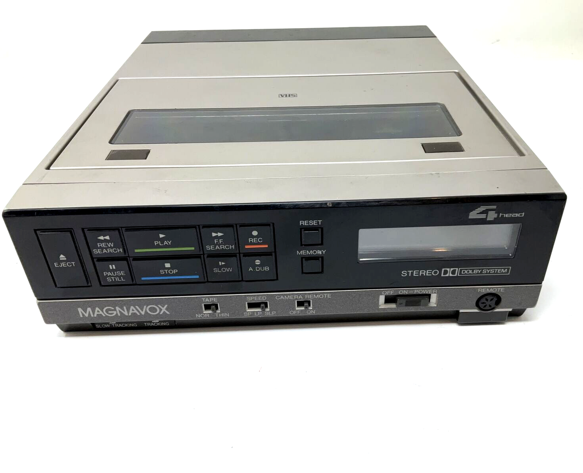 Magnavox DOLBY SYSTEM VCR Box 4 head Stereo VR8458SL01 | eBay