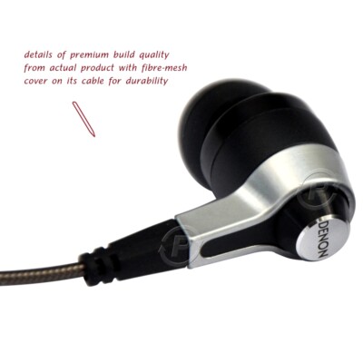 Denon Acoustic Hi-Res AH-C720 In-Ear Earbuds High-Resolution