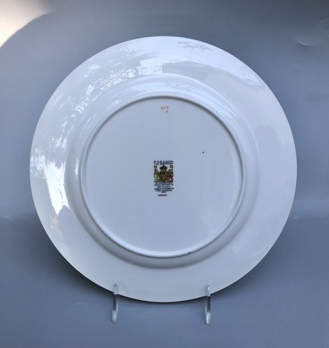 2 Paragon Adam Aqua Scrolls Dinner Plates 10 1/2” - Picture 10 of 11