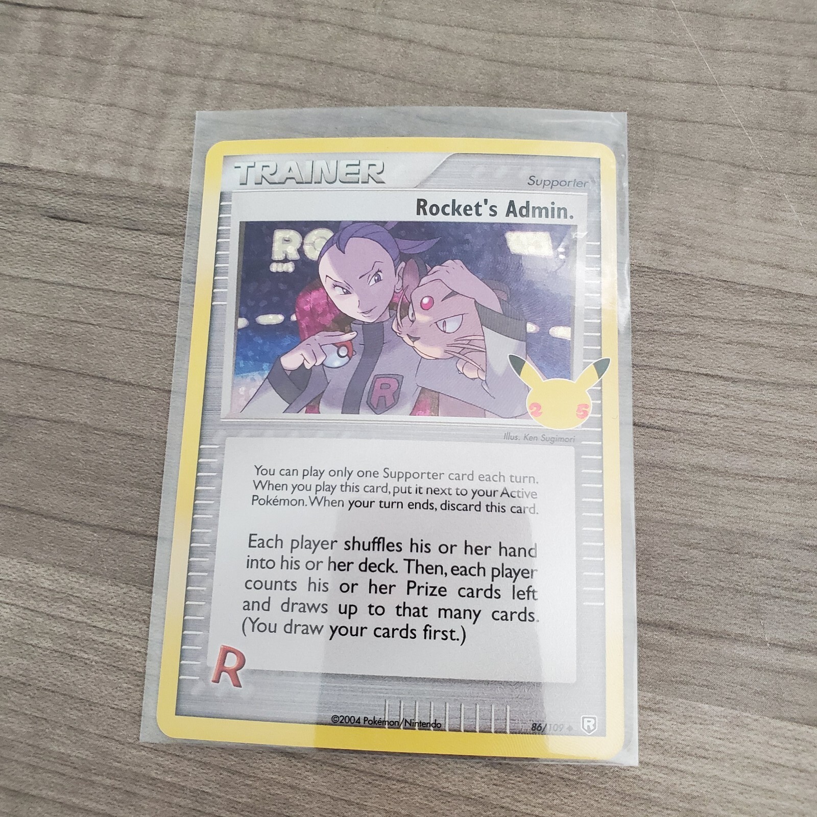Generations Rockets Admin Pokémon TCG Rocket's Admin Celebrations: Classic Collection 86/109 Holo ...