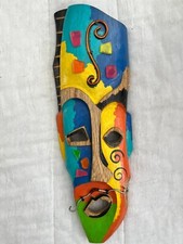 Beautifully Created Abstract Wooden Mask