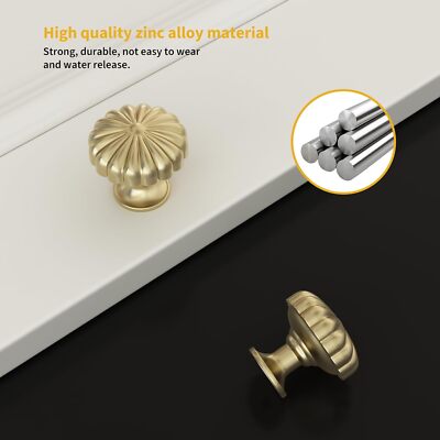 Cabinet Handles Dresser Knobs Gold Drawer Pulls and Knobs for Dresser Pulls  Zinc | eBay