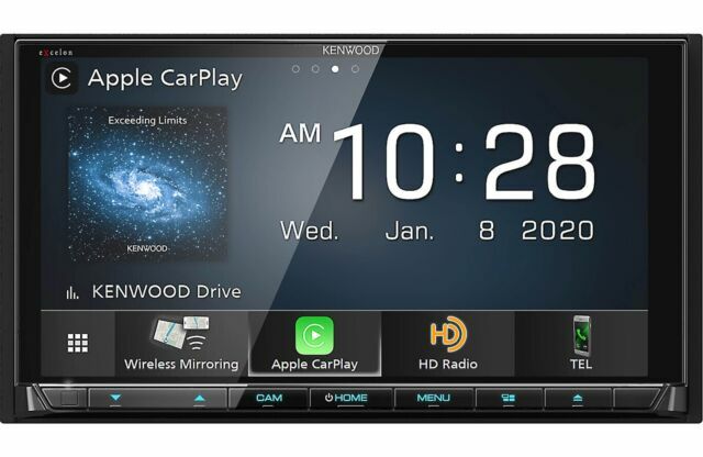 NEW Kenwood DDX9907XR 6.75" LCD Screen, 2-DIN, CD/DVD + CarPlay and Android Auto