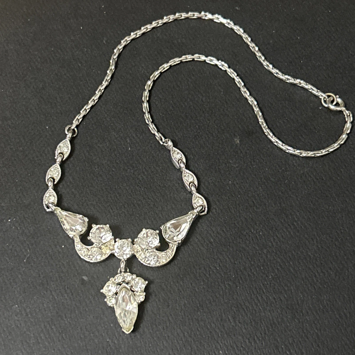 Bogoff rhinestone best sale necklace