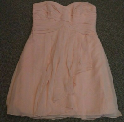 WOMENS 14 DAVID'S BRIDAL BRIDESMAID PROM PARTY DRESS BELLINI F14847 PRETTY  EUC | eBay
