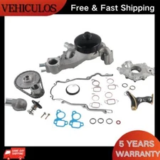 Timing Chain Kit Cover Gasket Oil Pump For 07-13 Buick Cadillac GMC 5.3 6.0 6.2