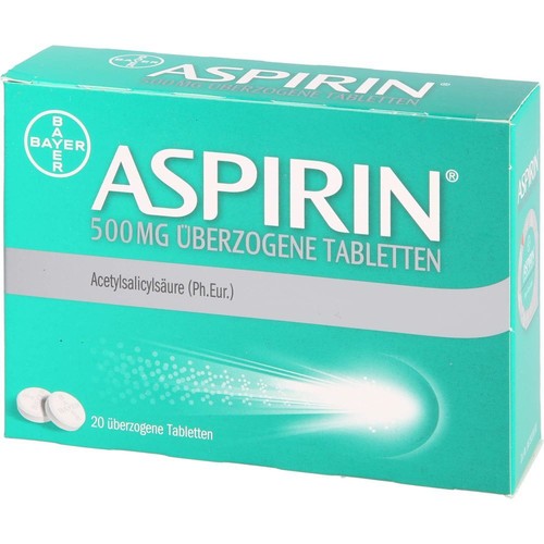 ASPIRIN 500 mg überzogene Tabletten 20 St PZN 10203603 - Bild 4 von 6