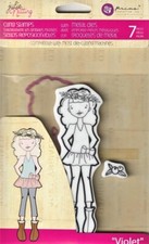 Julie Nutting - Violet - Doll Stamps  Dies Set Prima Mixed Media Planner 912185