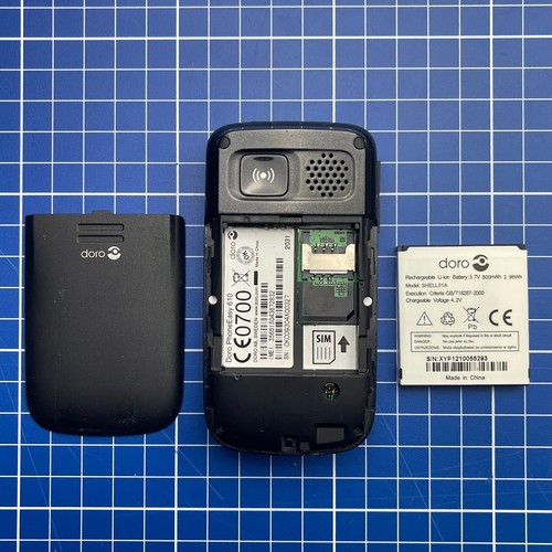 Doro Phone Easy 610 Telephono cellulare (sbloccato) nero - Foto 4 di 4