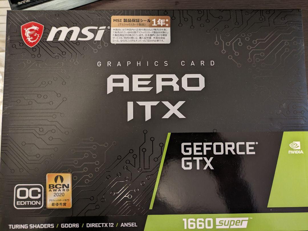 MSI GeForce GTX 1660 SUPER AERO ITX OC | eBay MSI GeForce GTX 1660 SUPER AERO ITX OC | eBay