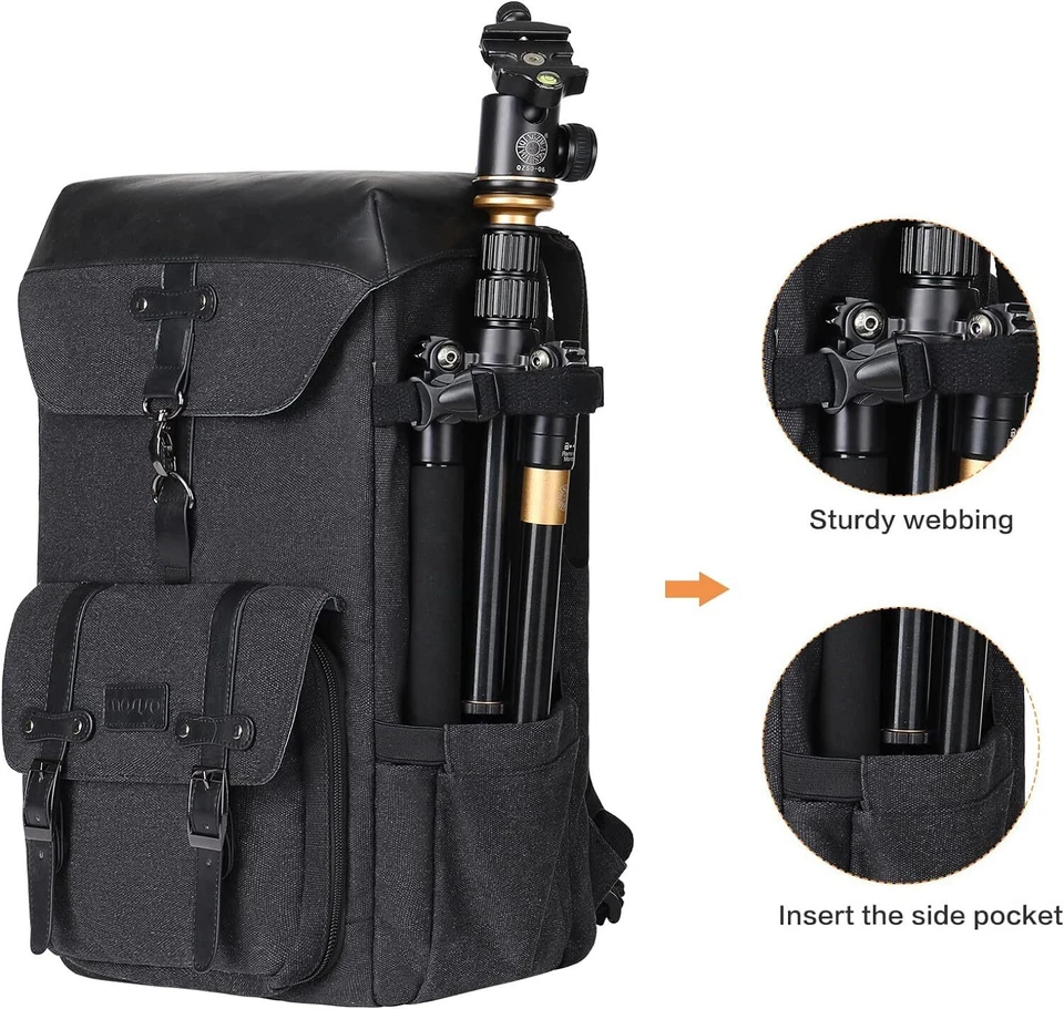 Waterproof 15-16 Inch Camera Backpack Bag Mirrorless Photography Hard Case Case - Image 4 of 4