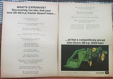John Deere 1967 38 Horse Power 1020 Tractors Ad