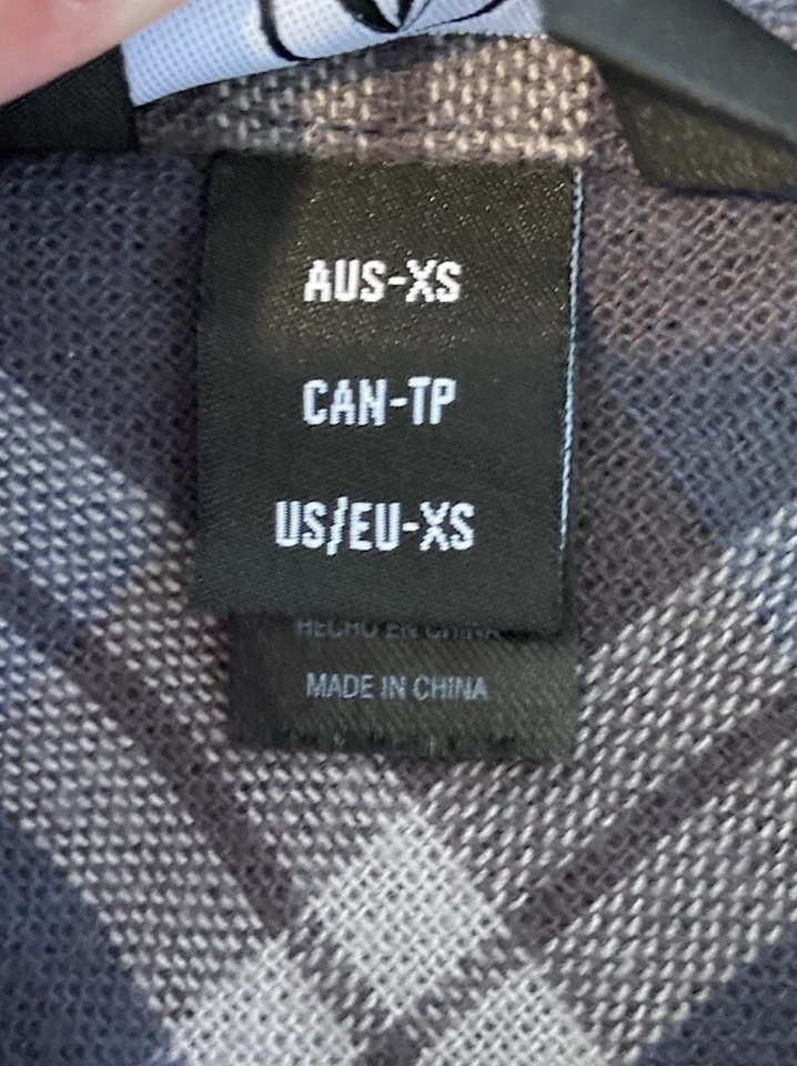 Volcom Men’s Check Button Up Shirt Size XS Blue B3 - Image 4 of 4