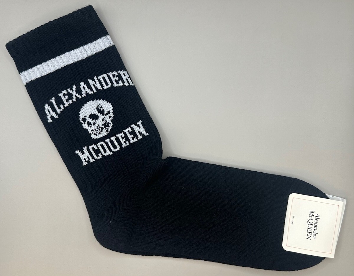 Skull Socks Alexander Mcqueen Socks Womens ?️ALEXANDER