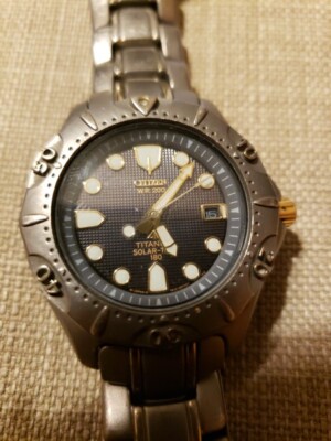 7875-H04945 TA CITIZEN ECO-DRIVE TITANIUM 200M WATCH | eBay