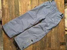   Burton Backhill Snowboard Ski Snow Pants Blue/Gray Boys Size Large 10/11