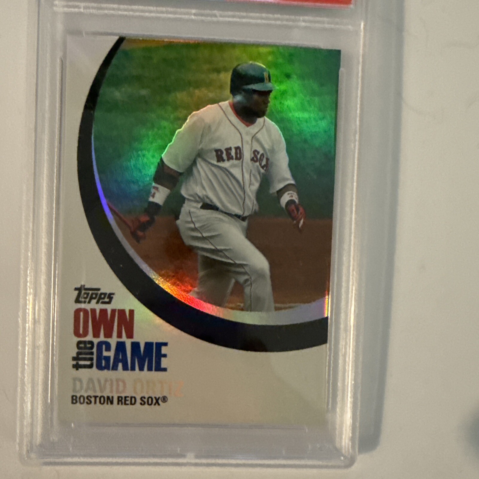 2007 Topps David Ortiz Own the Game #OTG12 PSA 10 Red Sox POP 17  HOF view 3
