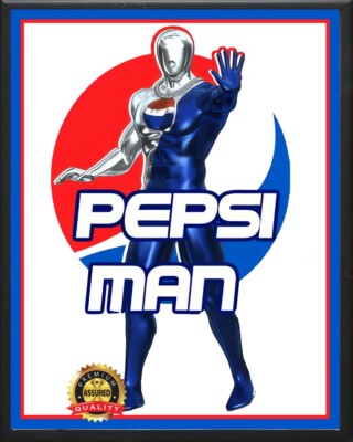 Pepsi Cola - Pepsi Man - 1999 - Metal Sign 11 x 14 | eBay