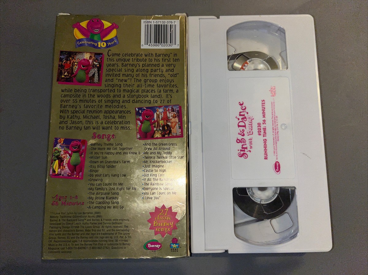 Barney - Sing and Dance With Barney (VHS, 1999) 6