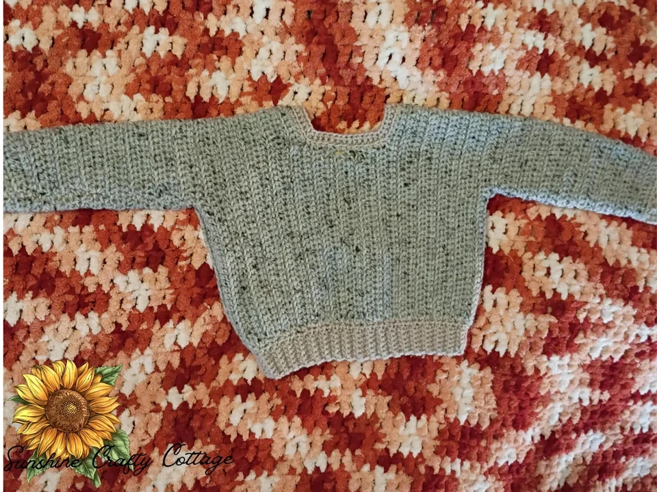 Cozy Tweed Dreams Baby Set in Gray (6-9 Months), Crochet - Image 2 of 4