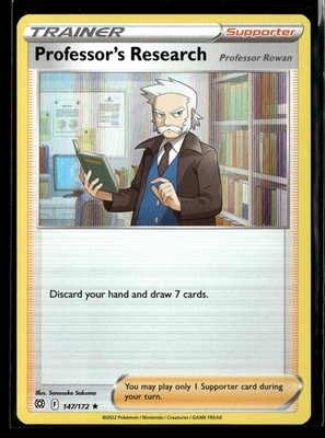 Professor's Research 147/172 Holofoil SWSH09: Brilliant Stars NM