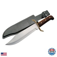 Szco Full Tang Bowie Fixed Blade Hunting Knife 15 Inch - Camping Knife Sheath