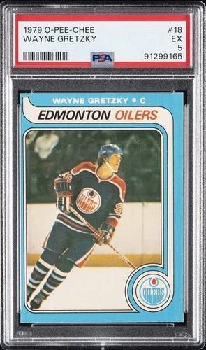 1979 O-PEE-CHEE #18 WAYNE GRETZKY ROOKIE RC PSA 5
