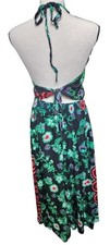 Caravan 2 Piece Set Size Medium Boho Hippie Halter Top Wide Leg Pants