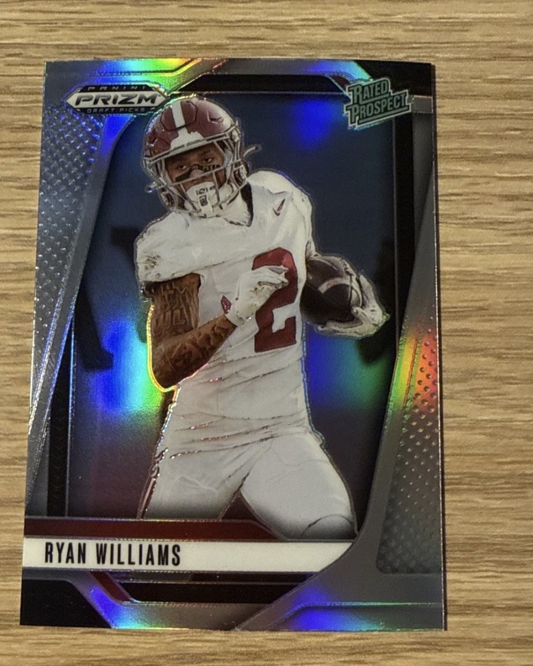 2025 Panini Prizm Draft Picks RYAN WILLIAMS Silver Prizm Rated Prospect #151