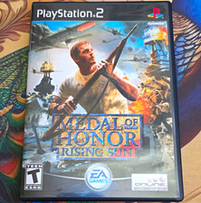 EA Games Medal of Honor: Rising Sun PS2 w/ Manual, Multiplayer, Online, T