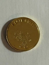 I love Golf 'Be The Ball' Double-Sided 1" Coin Style Golf Marker - A Beauty!