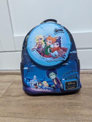 Loungefly Hocus Pocus Poster Glow-in-the-Dark Mini-Backpack