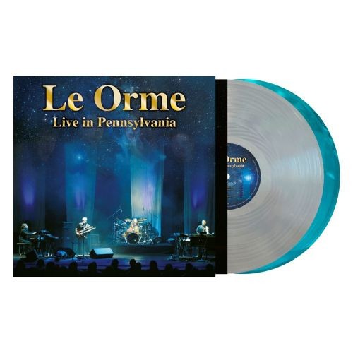 Le Orme Live In Pennsylvania 2 X Colored Vinyl LPs Ice And Turquoise Numbered