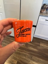 fiesta Poppy Tent Sale Shot Glass - FTC Outlet Exclusive - RARE