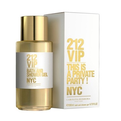 Carolina Herrera 212 VIP This Is A Private Party! NYC, 200ml Duschgel versiegelt