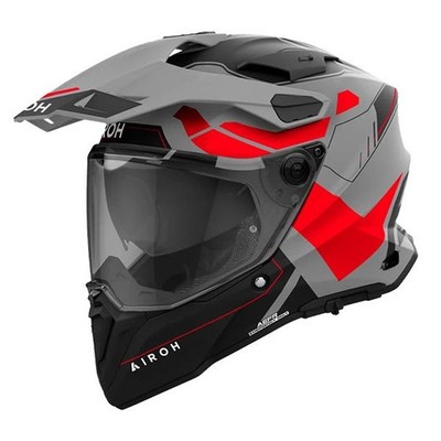 Airoh Adventure Motorradhelm Commander 2 Reveal rot matt Large Dual Sport