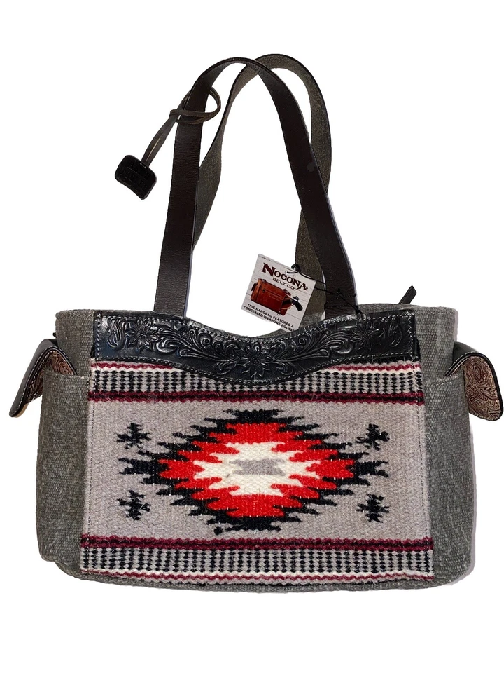 Nocona женщин черный Aztec одеяло скрытый переноски сумочки крапивник стиль новый - Изображение 2 из 4