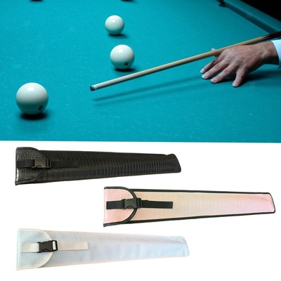 Pool Queue Fall 31,5 Zoll Lange Kratzfeste PU Leder Billard Queue Tasche
