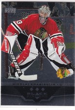 05/06 UD BLACK DIAMOND NIKOLAI KHABIBULIN TRIPLE BASE CARD SP #147