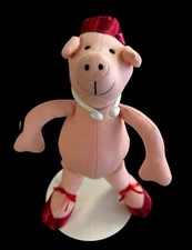 Jellycat 10 Stuffed Plush Pig. With Hat And High Heels. No Coat. No Stand.