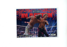 2026 Upper Deck Allure AEW Hangman Adam Page #83 In Action Red Pulsar